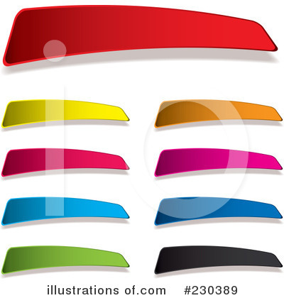 Royalty-Free (RF) Labels Clipart Illustration by michaeltravers - Stock Sample #230389