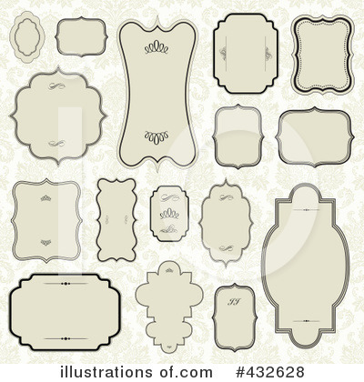 Royalty-Free (RF) Labels Clipart Illustration by BestVector - Stock Sample #432628