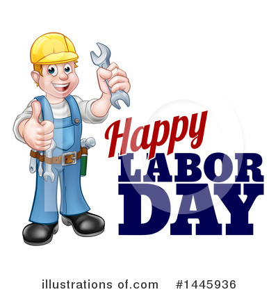 Royalty-Free (RF) Labor Day Clipart Illustration by AtStockIllustration - Stock Sample #1445936