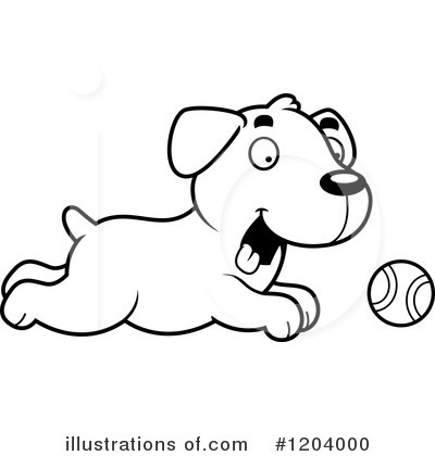 Royalty-Free (RF) Labrador Clipart Illustration by Cory Thoman - Stock Sample #1204000