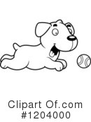 Labrador Clipart #1204000 by Cory Thoman