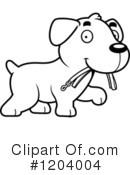 Labrador Clipart #1204004 by Cory Thoman