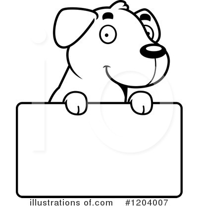 Royalty-Free (RF) Labrador Clipart Illustration by Cory Thoman - Stock Sample #1204007