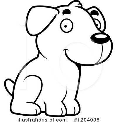 Royalty-Free (RF) Labrador Clipart Illustration by Cory Thoman - Stock Sample #1204008