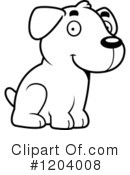 Labrador Clipart #1204008 by Cory Thoman