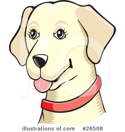 Royalty-Free (RF) Labrador Clipart Illustration by David Rey - Stock Sample #26508