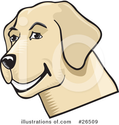 Royalty-Free (RF) Labrador Clipart Illustration by David Rey - Stock Sample #26509