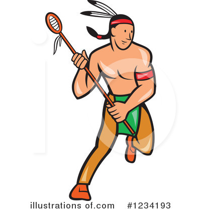 Native American Indian Clipart #1234193 by patrimonio