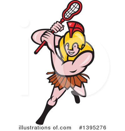 Royalty-Free (RF) Lacrosse Clipart Illustration by patrimonio - Stock Sample #1395276