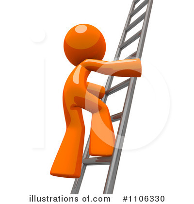 Royalty-Free (RF) Ladder Clipart Illustration by Leo Blanchette - Stock Sample #1106330