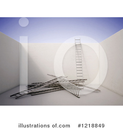 Royalty-Free (RF) Ladder Clipart Illustration by Mopic - Stock Sample #1218849