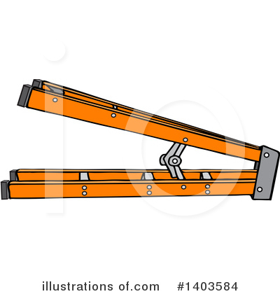 Royalty-Free (RF) Ladder Clipart Illustration by djart - Stock Sample #1403584