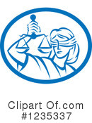 Lady Justice Clipart #1235337 by patrimonio