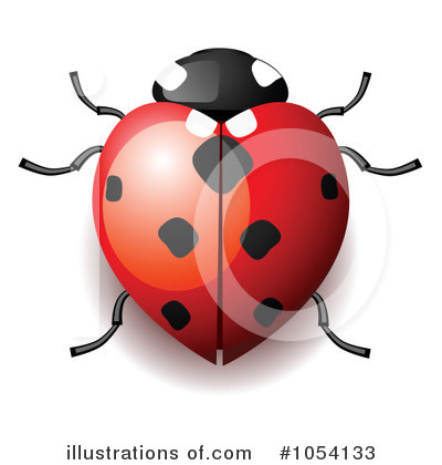 Royalty-Free (RF) Ladybug Clipart Illustration by vectorace - Stock Sample #1054133