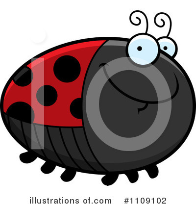 Royalty-Free (RF) Ladybug Clipart Illustration by Cory Thoman - Stock Sample #1109102