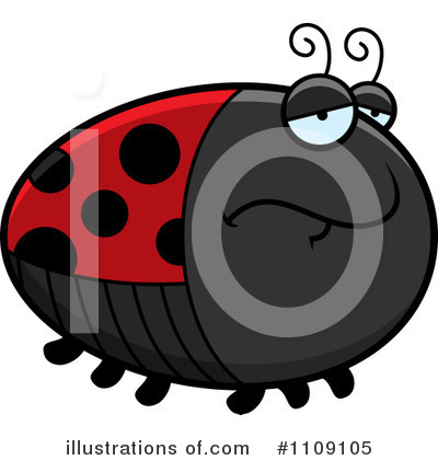 Royalty-Free (RF) Ladybug Clipart Illustration by Cory Thoman - Stock Sample #1109105