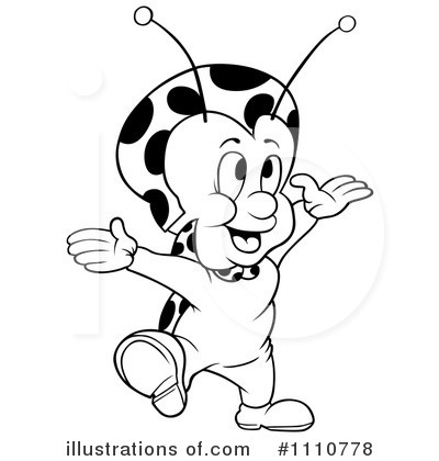 Royalty-Free (RF) Ladybug Clipart Illustration by dero - Stock Sample #1110778