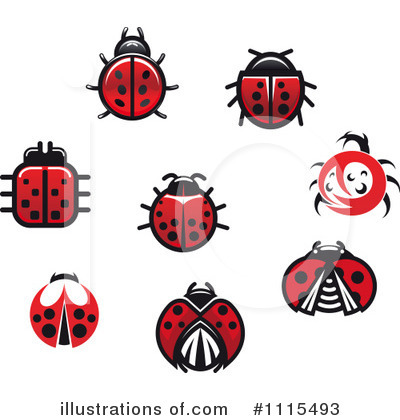 Ladybug Clipart #1115493 by Vector Tradition SM