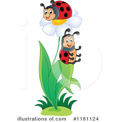 Royalty-Free (RF) Ladybug Clipart Illustration by visekart - Stock Sample #1161124