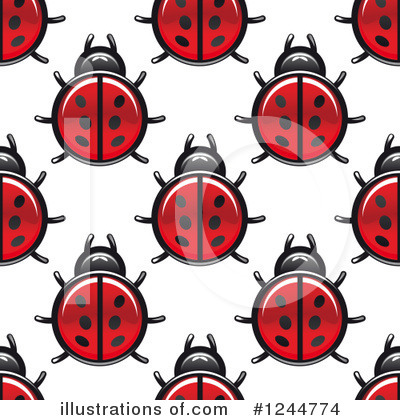 Royalty-Free (RF) Ladybug Clipart Illustration by Vector Tradition SM - Stock Sample #1244774