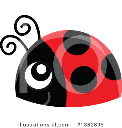 Royalty-Free (RF) Ladybug Clipart Illustration by visekart - Stock Sample #1382895