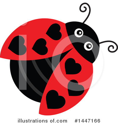 Royalty-Free (RF) Ladybug Clipart Illustration by visekart - Stock Sample #1447166