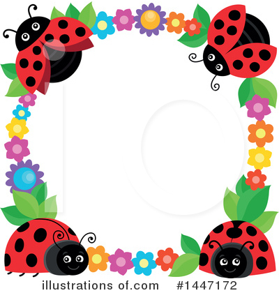 Royalty-Free (RF) Ladybug Clipart Illustration by visekart - Stock Sample #1447172