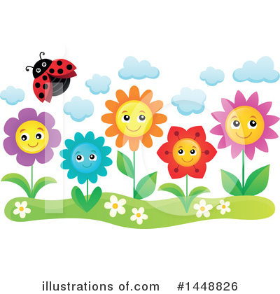 Royalty-Free (RF) Ladybug Clipart Illustration by visekart - Stock Sample #1448826