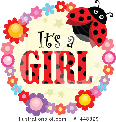 Royalty-Free (RF) Ladybug Clipart Illustration by visekart - Stock Sample #1448829
