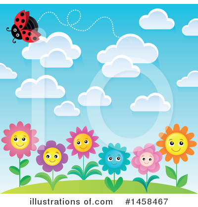 Royalty-Free (RF) Ladybug Clipart Illustration by visekart - Stock Sample #1458467