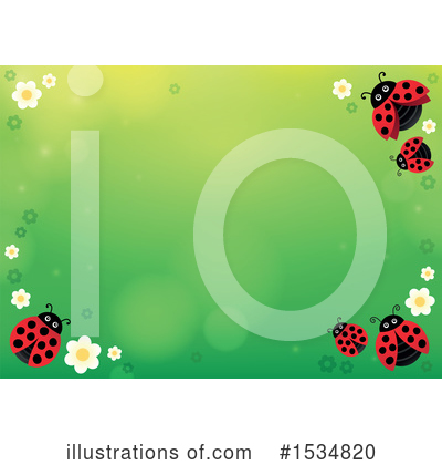 Royalty-Free (RF) Ladybug Clipart Illustration by visekart - Stock Sample #1534820