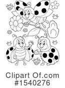 Ladybug Clipart #1540276 by visekart