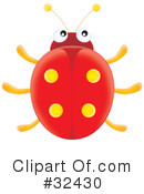 Ladybug Clipart #32430 by Alex Bannykh