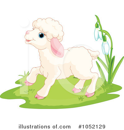 Royalty-Free (RF) Lamb Clipart Illustration by Pushkin - Stock Sample #1052129