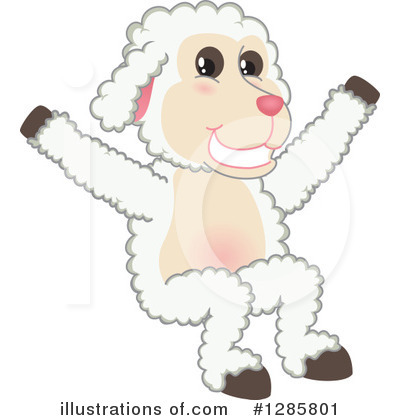 Lamb Clipart #1285801 by Mascot Junction