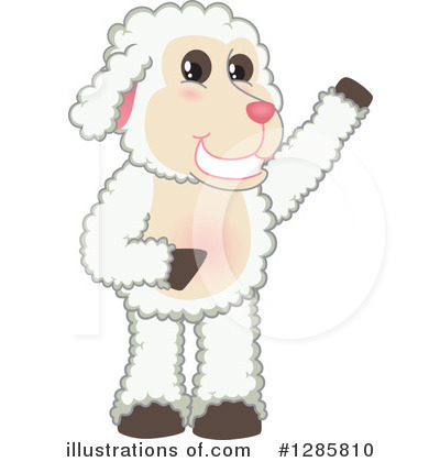 Lamb Clipart #1285810 by Mascot Junction