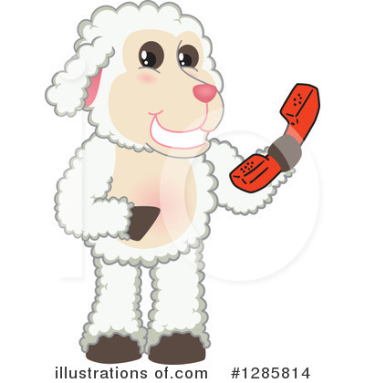 Lamb Clipart #1285814 by Mascot Junction