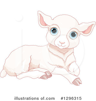 Royalty-Free (RF) Lamb Clipart Illustration by Pushkin - Stock Sample #1296315
