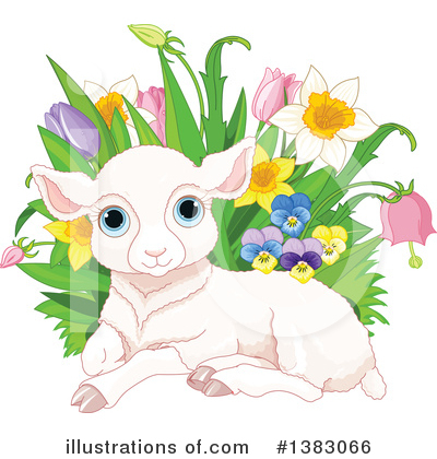 Royalty-Free (RF) Lamb Clipart Illustration by Pushkin - Stock Sample #1383066