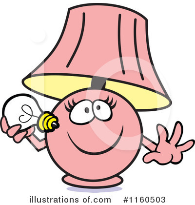 Lamp Clipart #1160503 by Johnny Sajem