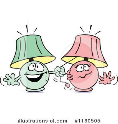 Royalty-Free (RF) Lamp Clipart Illustration by Johnny Sajem - Stock Sample #1160505