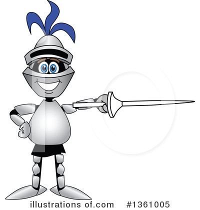 Lancer Clipart #1361005 by Mascot Junction