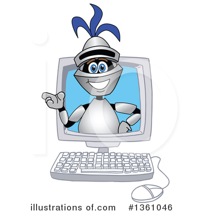 Lancer Clipart #1361046 by Mascot Junction