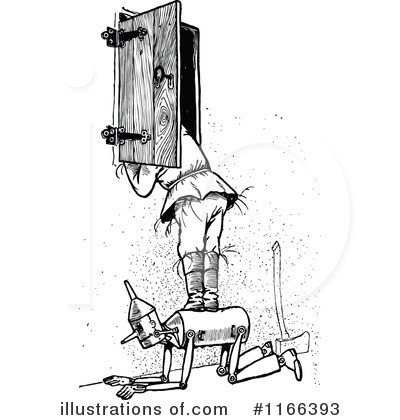 Scarecrow Clipart #1166393 by Prawny Vintage