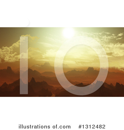 Royalty-Free (RF) Landscape Clipart Illustration by KJ Pargeter - Stock Sample #1312482