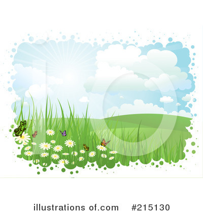 Royalty-Free (RF) Landscape Clipart Illustration by KJ Pargeter - Stock Sample #215130