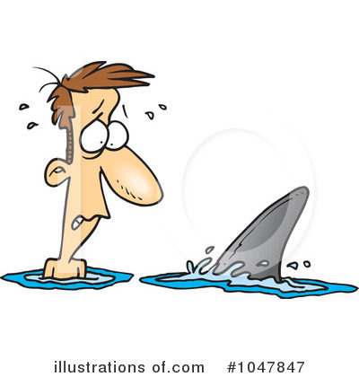 Shark Clipart #1047847 by toonaday