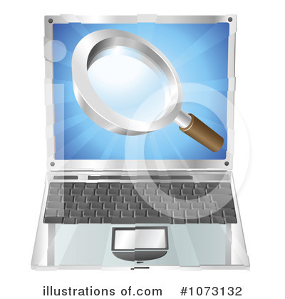 Royalty-Free (RF) Laptop Clipart Illustration by AtStockIllustration - Stock Sample #1073132