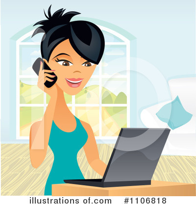 Cell Phone Clipart #1106818 by Amanda Kate