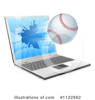 Royalty-Free (RF) Laptop Clipart Illustration by AtStockIllustration - Stock Sample #1122662